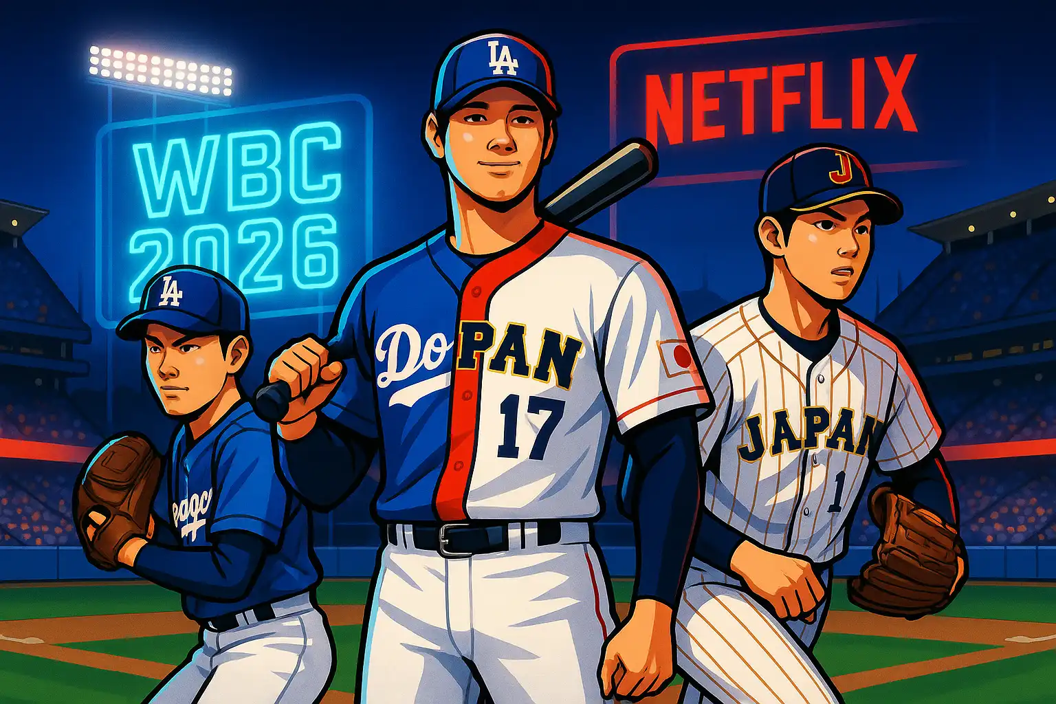 ドジャース日本人トリオWBC2026とNetflixの攻防