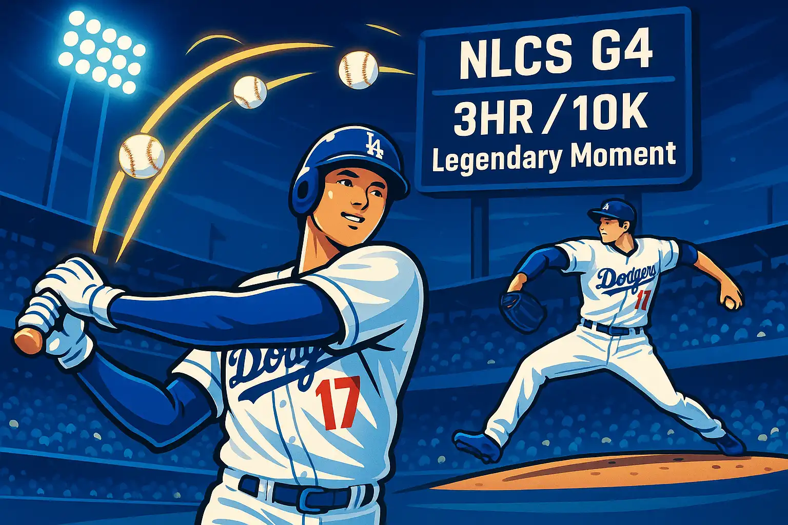 大谷翔平3発10K　NLCS第4戦がMLB伝説に