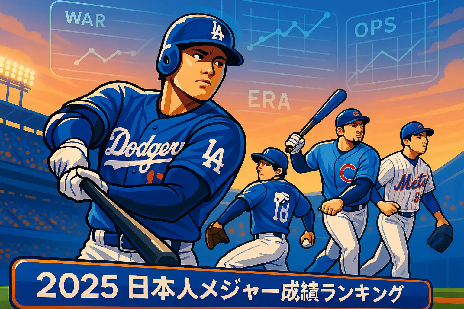 2025年日本人メジャー成績ランキングが映す「大谷世代」からの世代交代