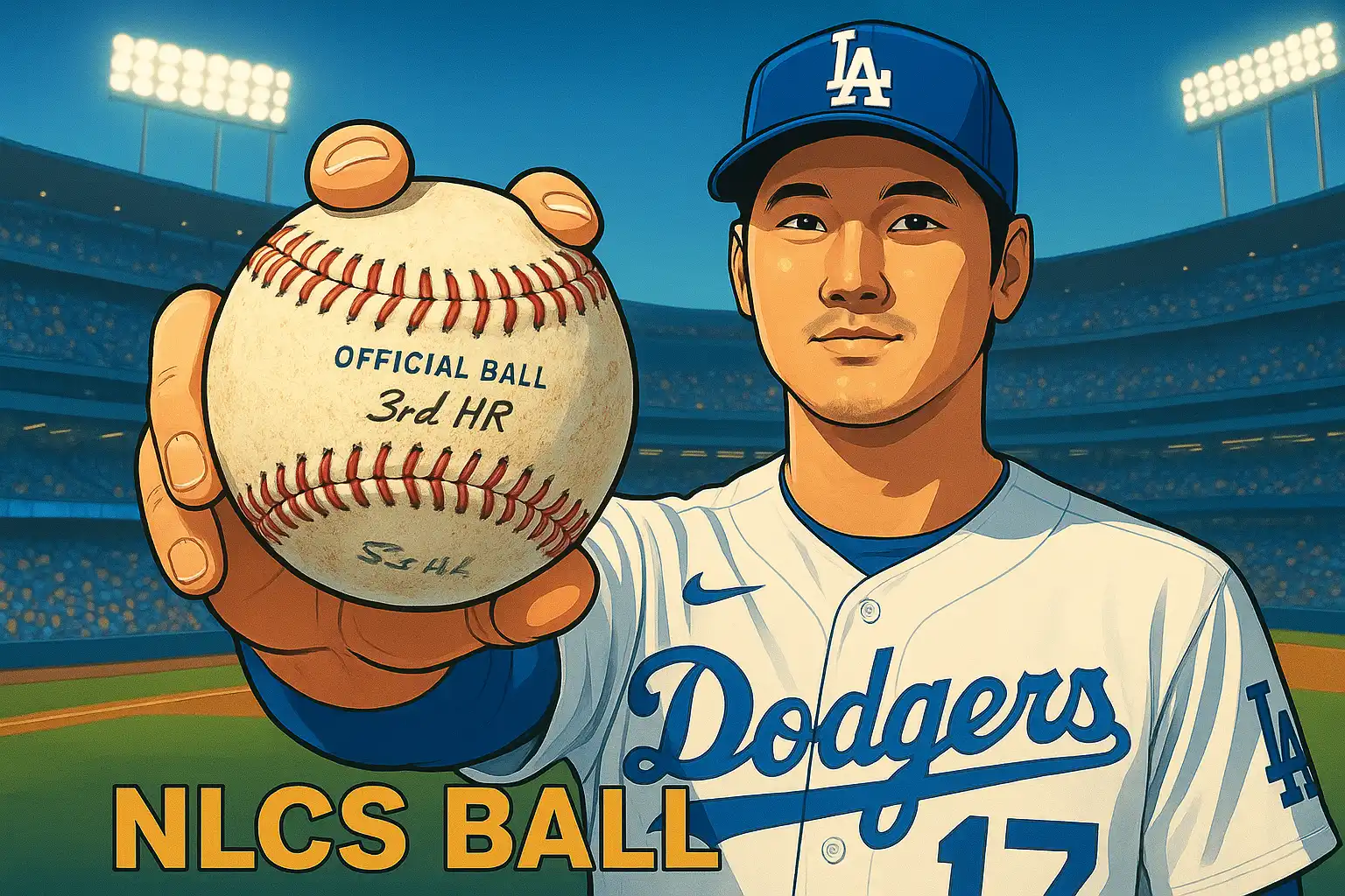 大谷翔平：NLCS“3本塁打”の実使用球がGoldinで競売（1/14終了）