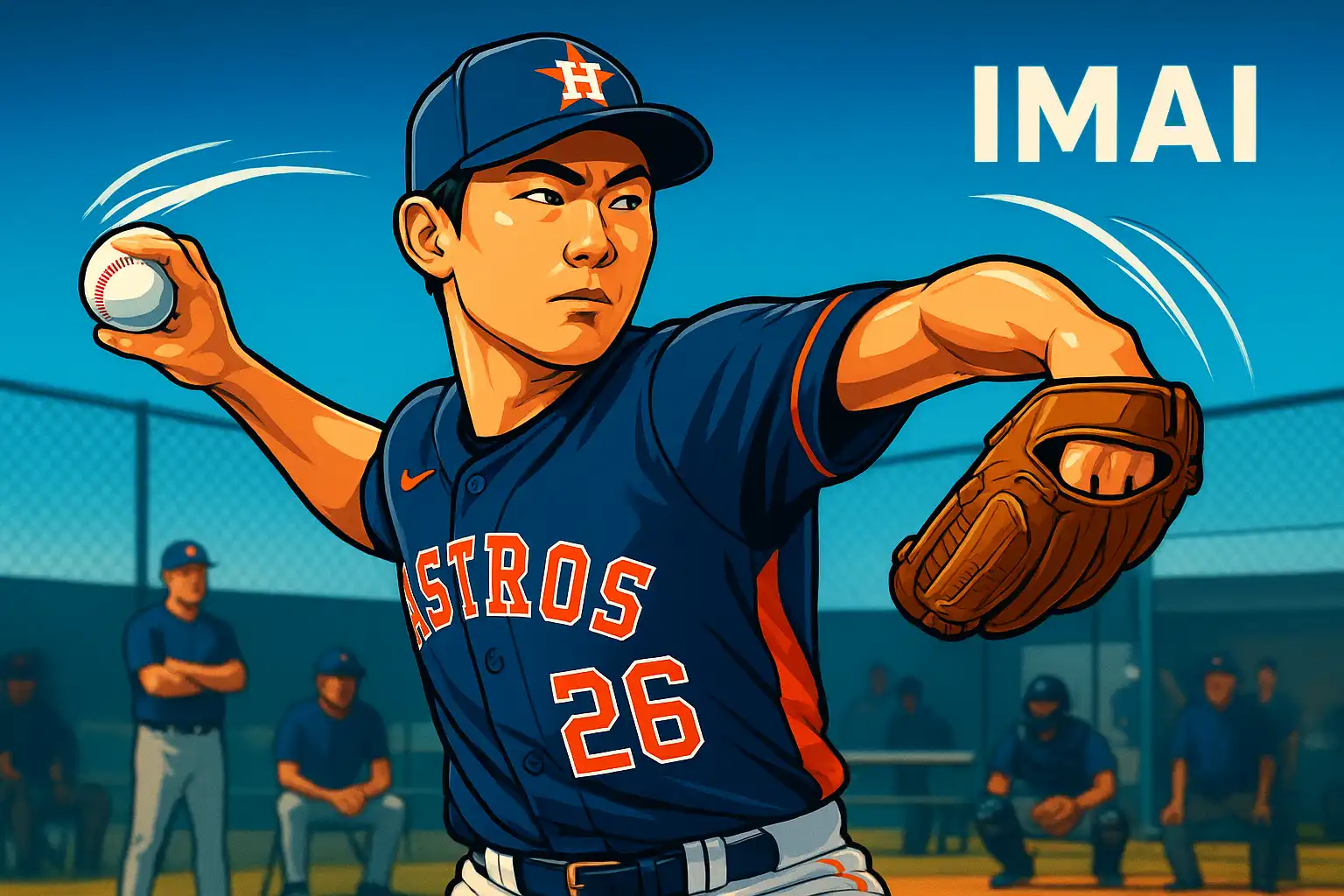 今井達也、アストロズで磨く腕側スライダー：MLB球での調整