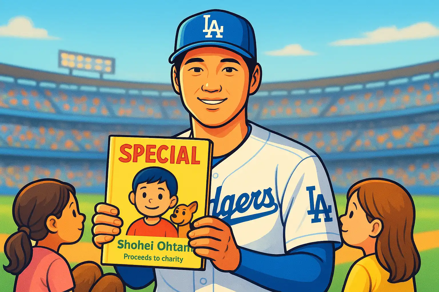 大谷翔平の絵本『デコピンのとくべつないちにち』邦訳版が2月20日発売
