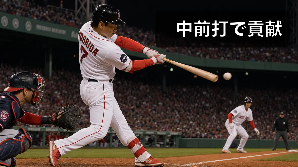 吉田正尚が中前打、レッドソックス6-3勝利