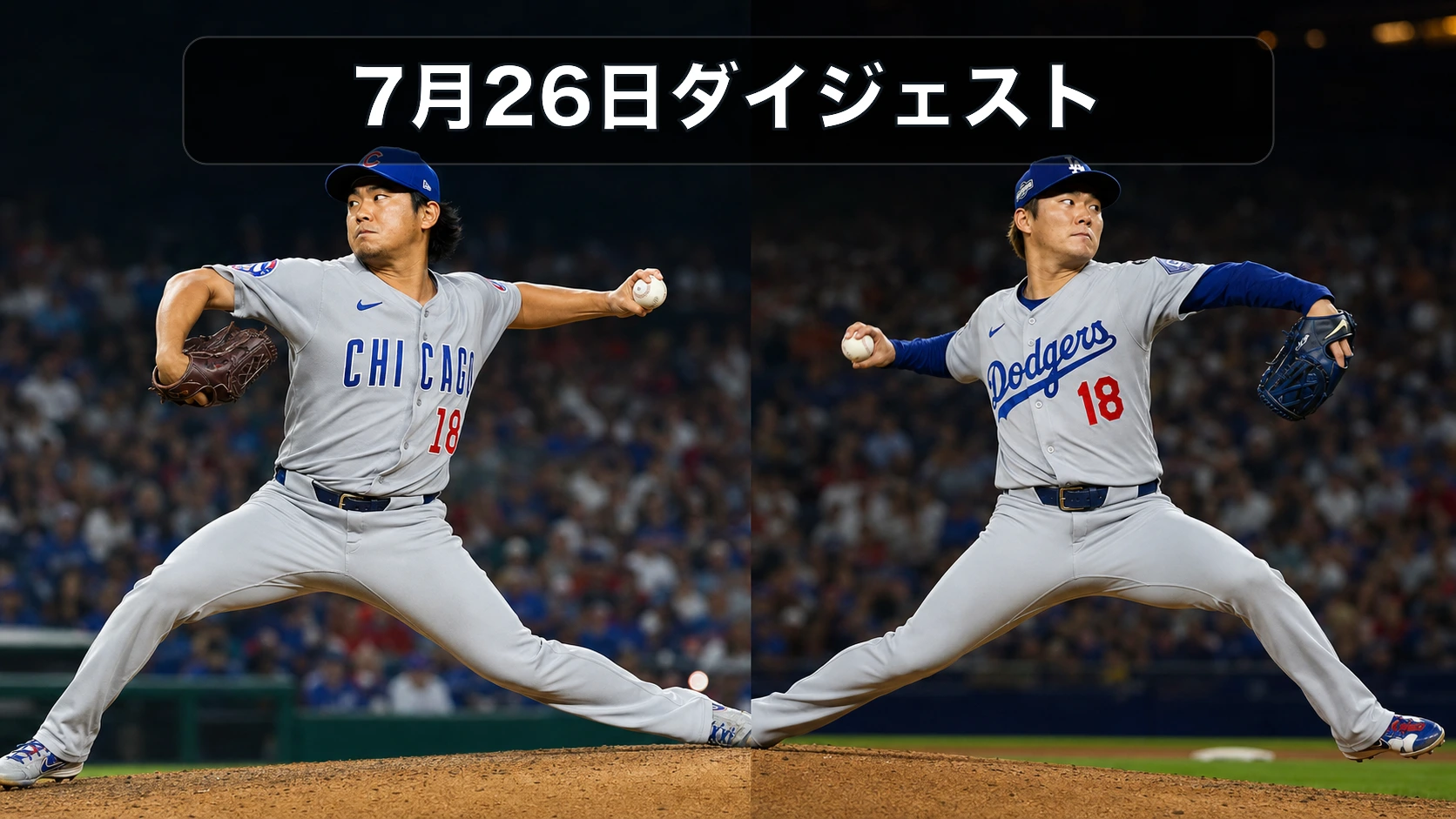 今日の日本人メジャーリーガーまとめ
